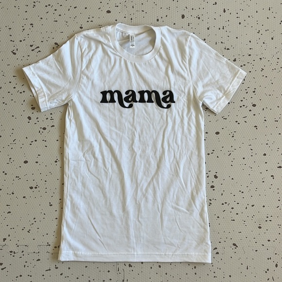 💘 WHITE TEE MAMA SHIRT - Picture 2 of 6
